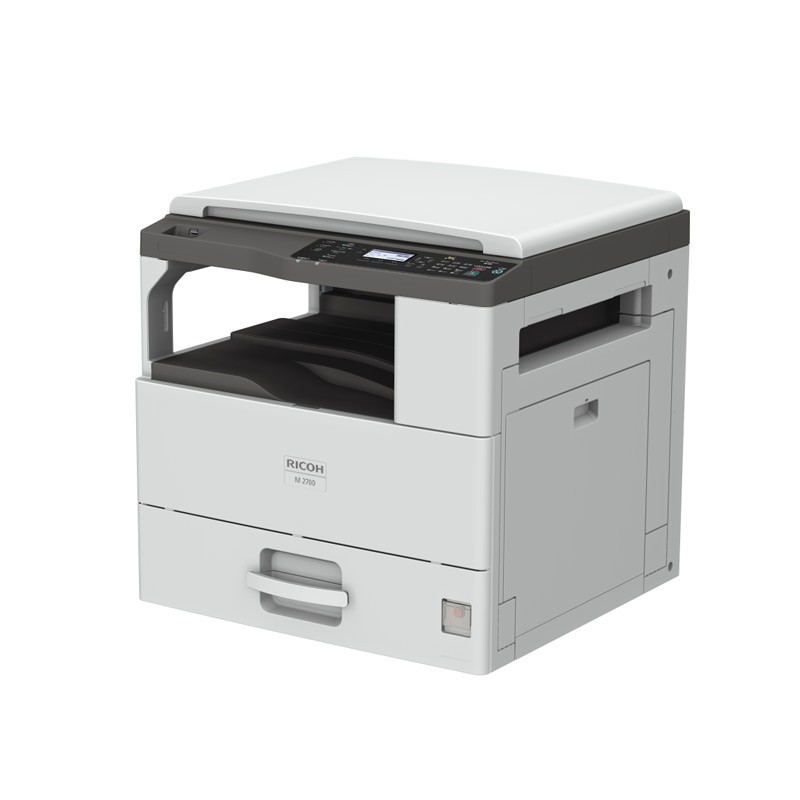 理光M2700 高效辦公與智能停車場的多功能黑白激光一體機(jī)解決方案