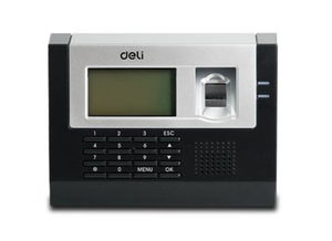 得力Deli指紋考勤機(jī)3970 高效便捷的掛壁式考勤解決方案